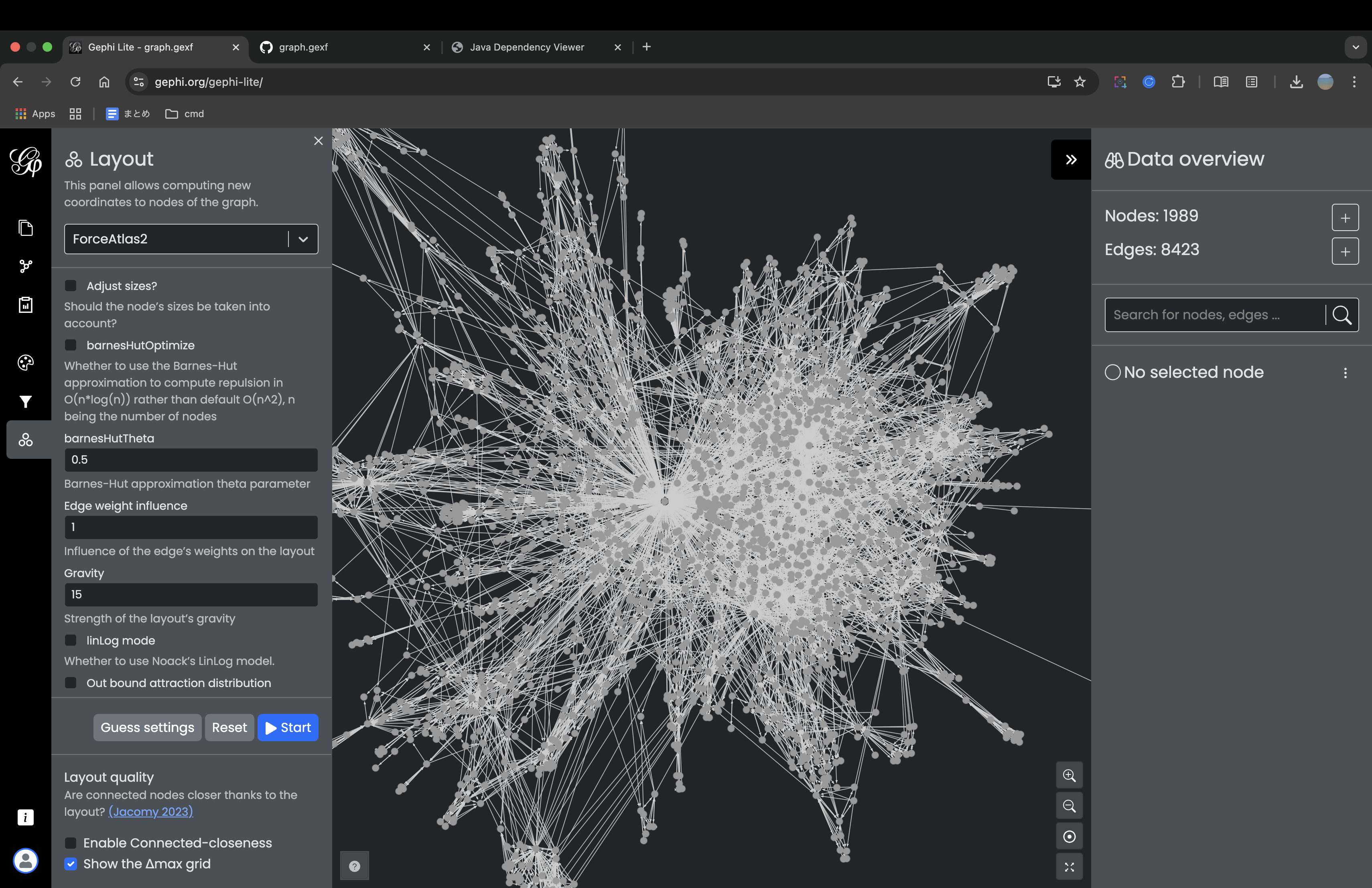 Gephi Lite Visualization